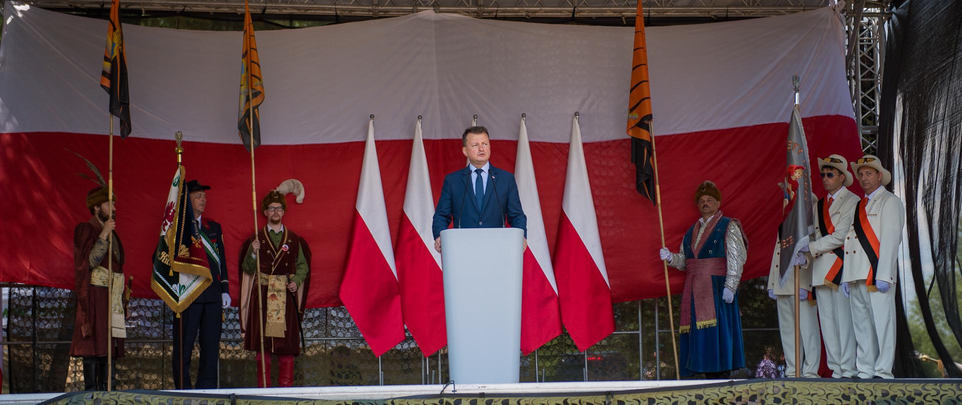 Wicepremier Mariusz Błaszczak bierze udział w uroczystych obchodach 1050 rocznicy bitwy pod Cedynią 