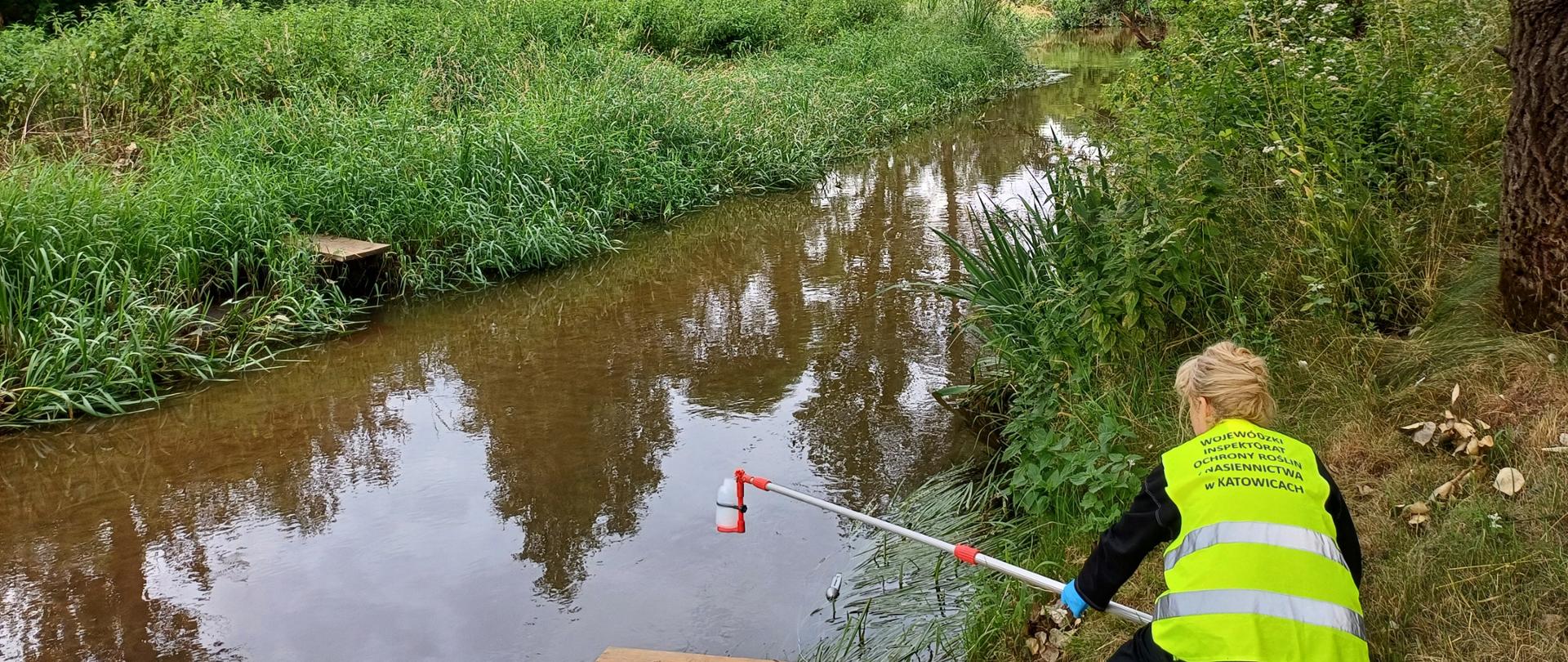 Miejsce pobierania wody z rzeki Warty