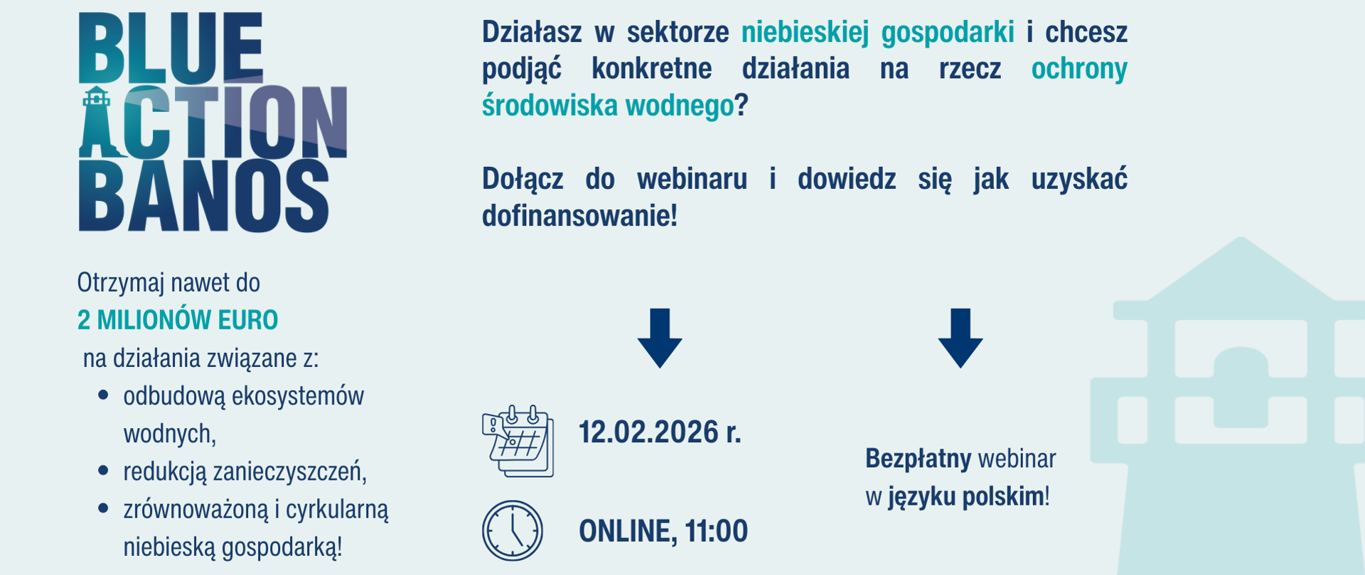 Nawet 2 mln € na projekty dla naszych wód. Sprawdź, jak po nie sięgnąć