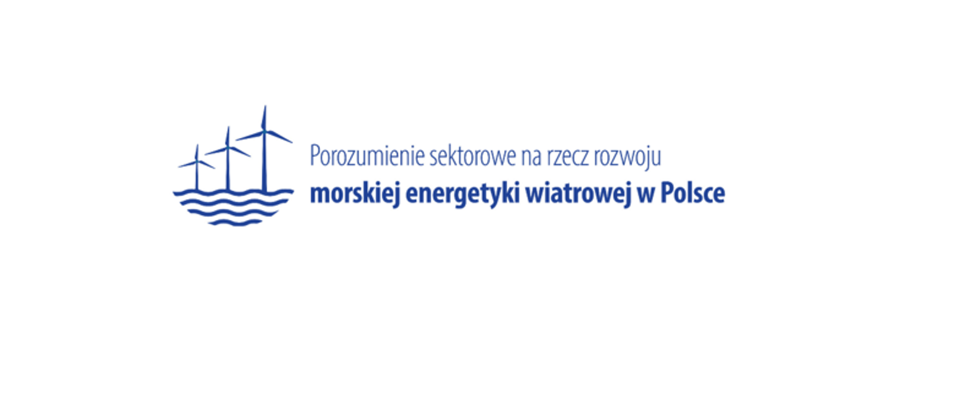 Logo porozumienia sektorowego na rzecz rozwoju morskiej energetyki wiatrowej w Polsce