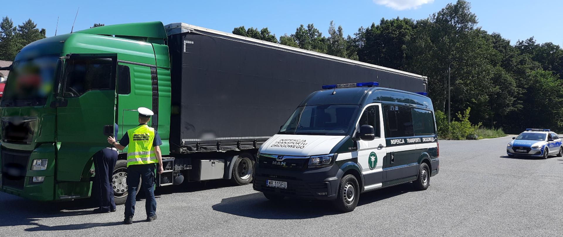 Miejsce zatrzymania do kontroli nietrzeźwego kierowcy.