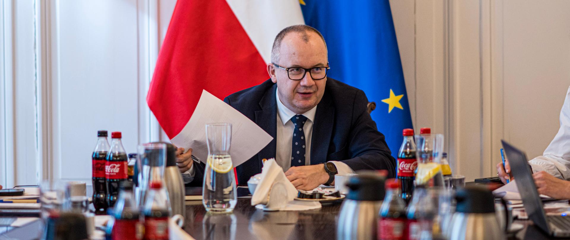 Spotkanie Ministra Sprawiedliwości Adama Bodnara z przedstawicielami samorządu komorniczego