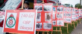 Zdjęcie przedstawia Galerie zdjęć podczas uroczystości 140 lecia OSP Oleszyce