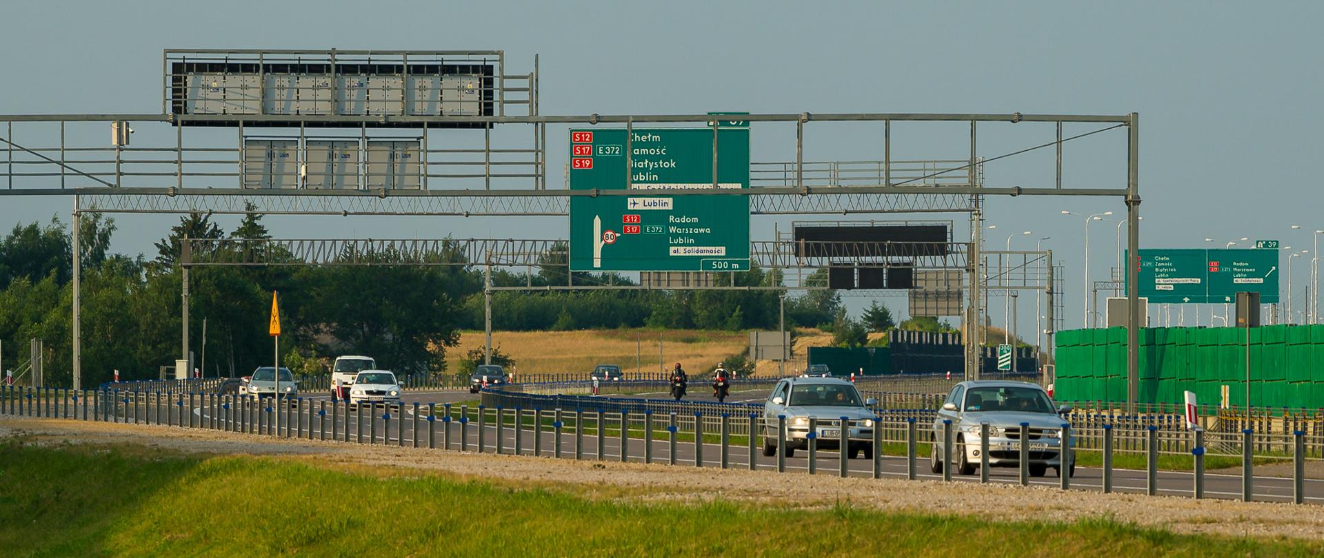 Ruch pojazdów na S19 Lublin Sławinek