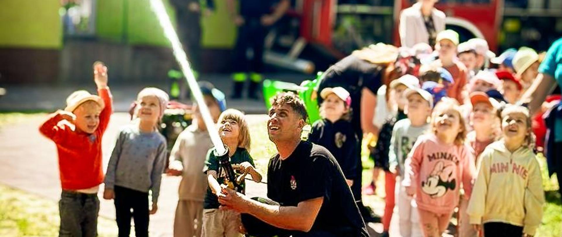 Spotkanie z dziećmi z przedszkola nr 2 w Ustrzykach Dolnych