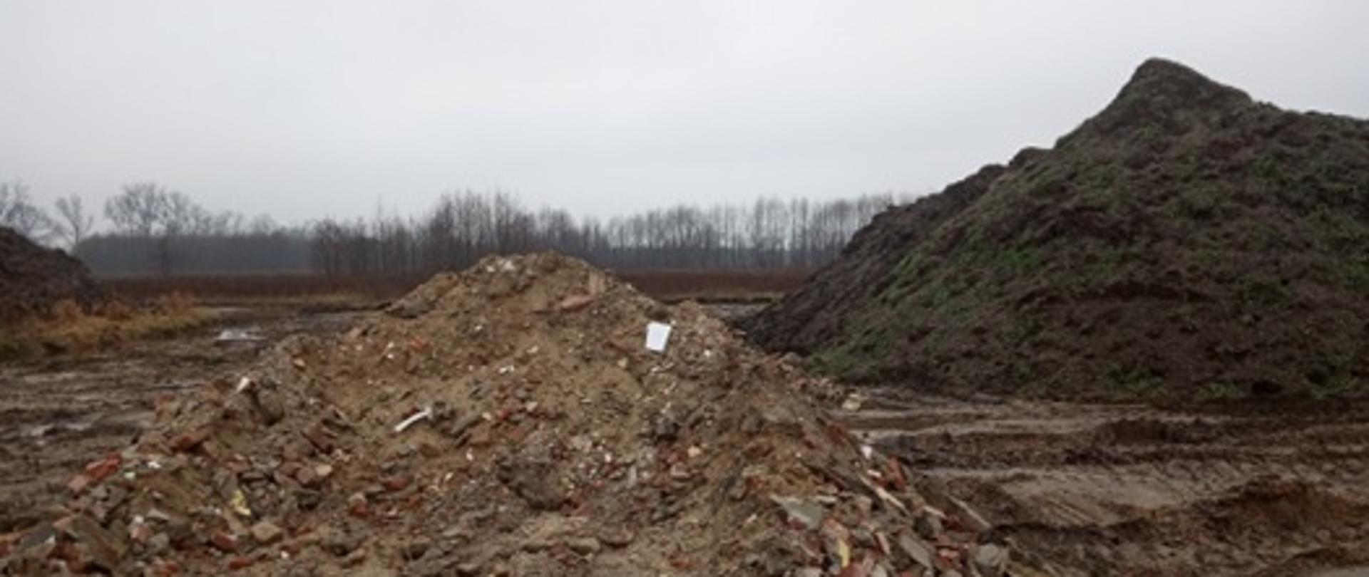 Przeprowadzono czynności rozpoznawcze na terenie żwirowni