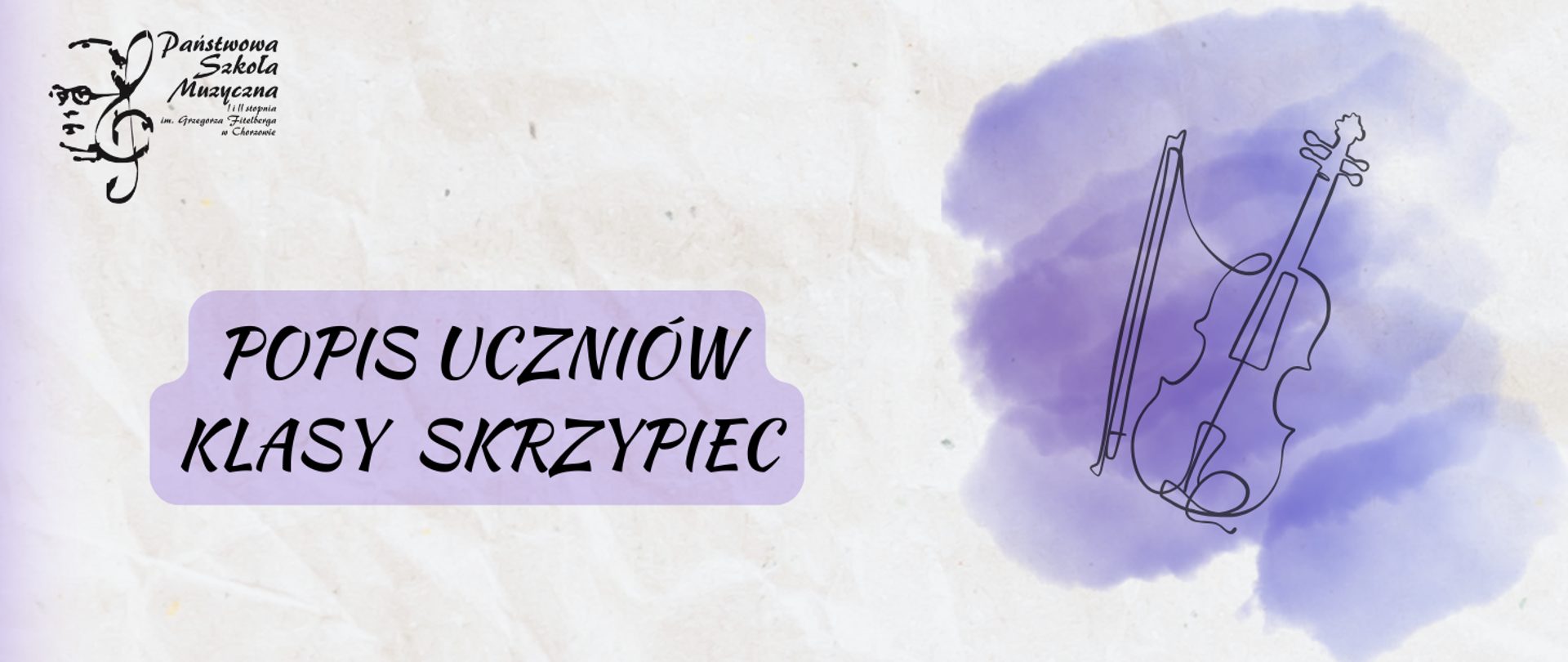 Popis uczniów klasy skrzypiec