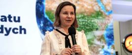 Wiceministra Urszula Zielińska na konferencji "Młodzi dla klimatu - klimat dla młodych"
