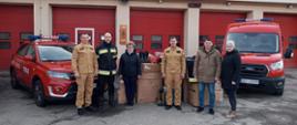Przekazanie sprzętu pożarniczego dla Ukrainy