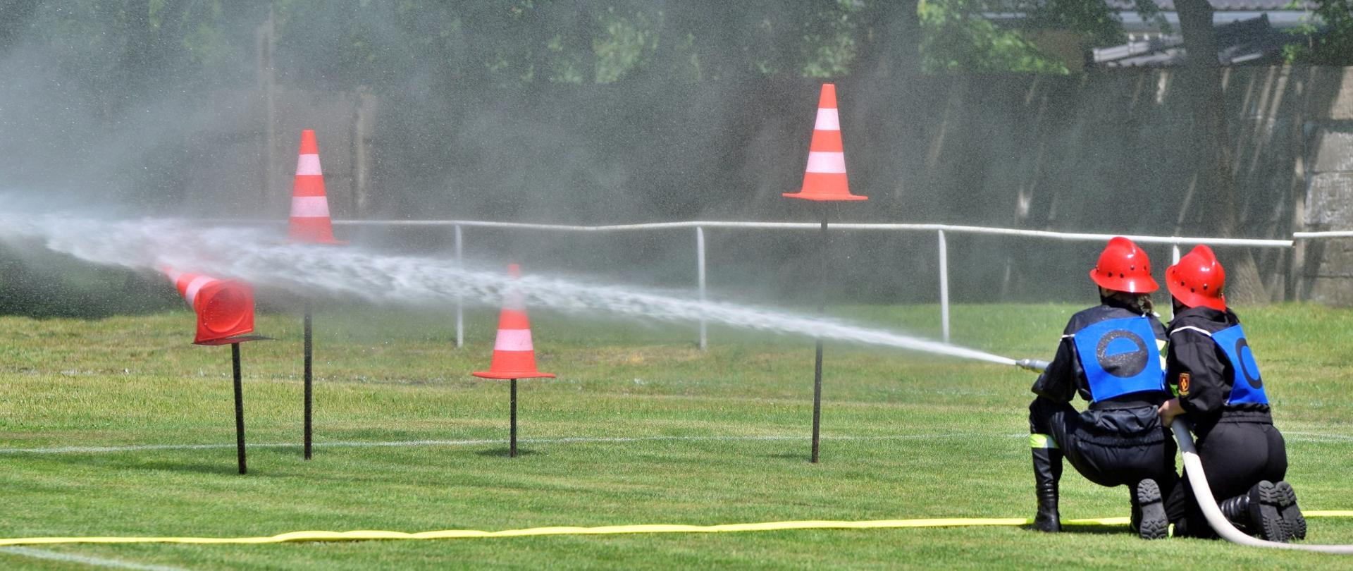 Powiatowe zawody sportowo-pożarnicze jednostek OSP o puchar Starosty Pruszkowskiego.