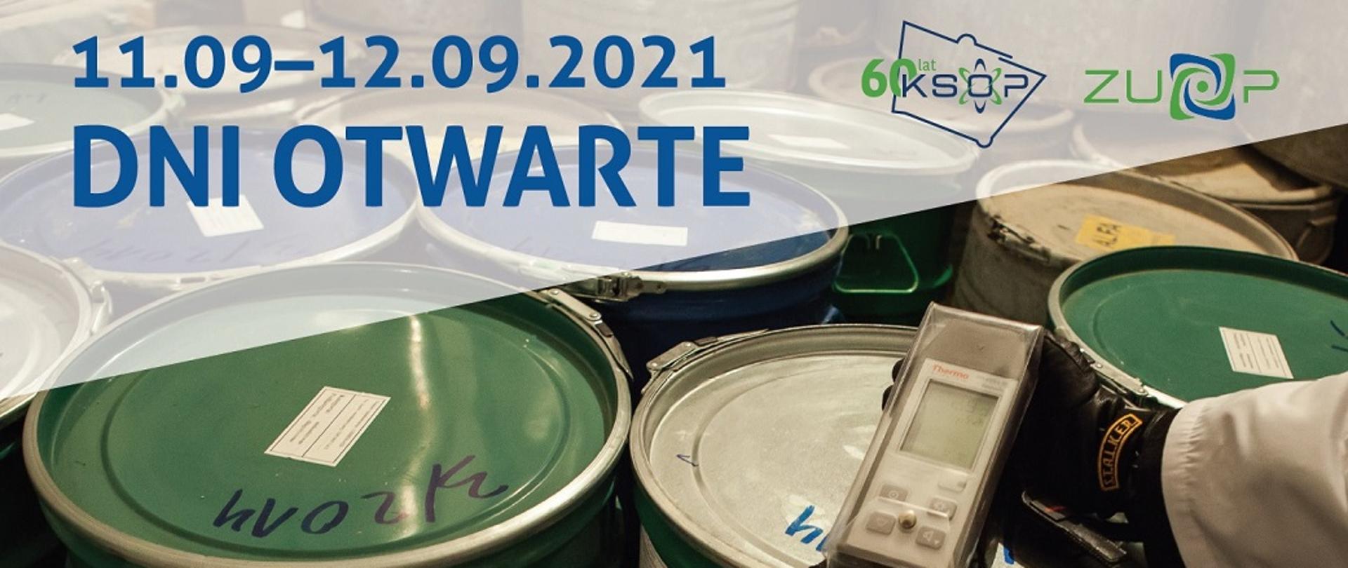 Plakat informujący o zapisach na Dni Otwarte KSOP. Przedstawione są najważniejsze informacje o zwiedzaniu. 