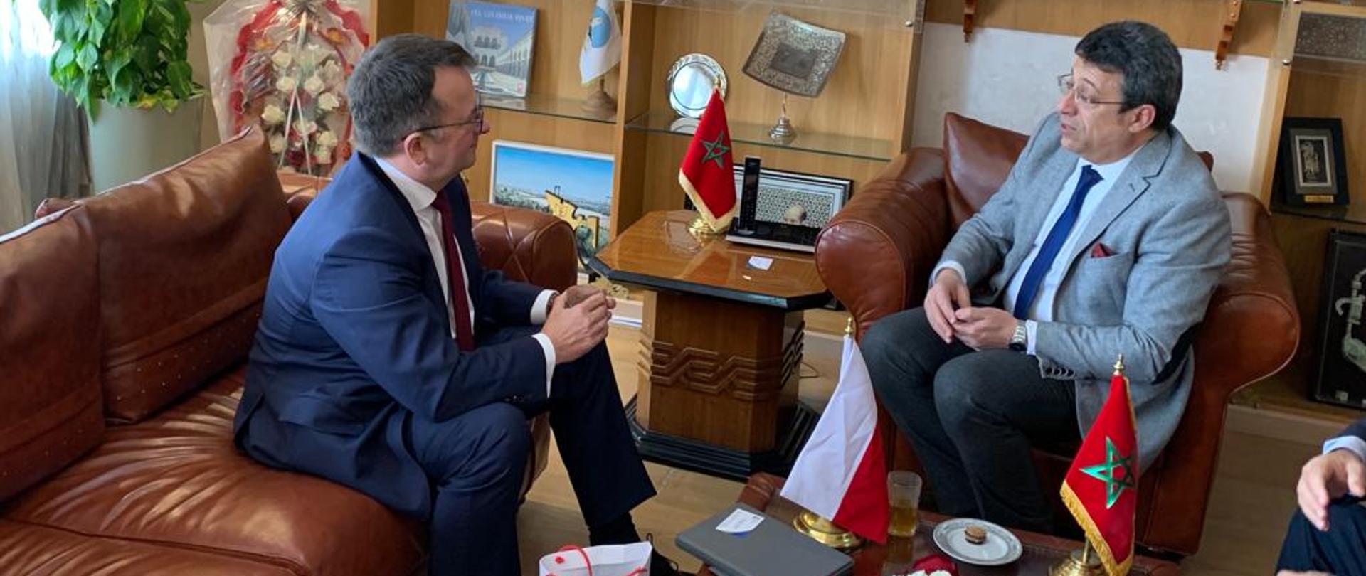 Wizyta Ambasadora RP u Mera miasta Fez