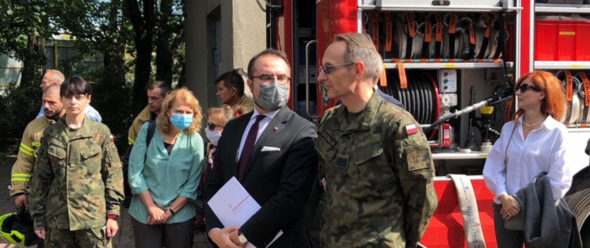 wiceminister Jabłoński na szkoleniu ukraińskich lekarzy 