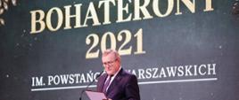 Gala wręczenia Nagród BohaterONy 2021 im. Powstańców Warszawskich, fot. Danuta Matloch