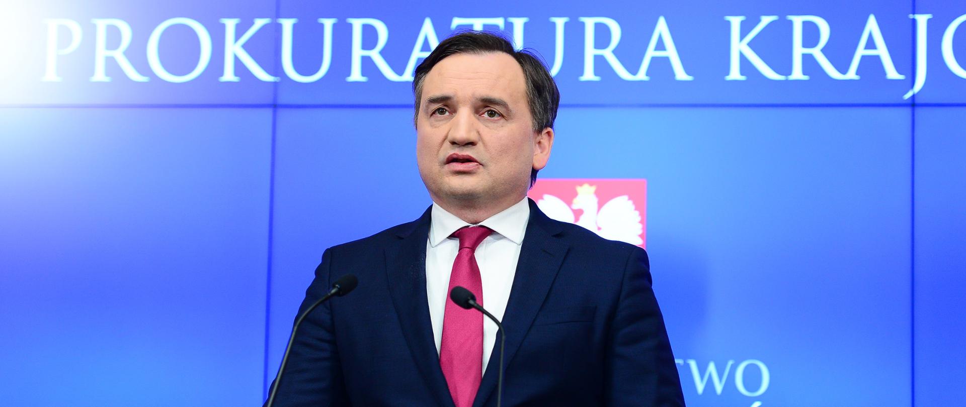 Minister Sprawiedliwości Prokurator Generalny Zbigniew Ziobro