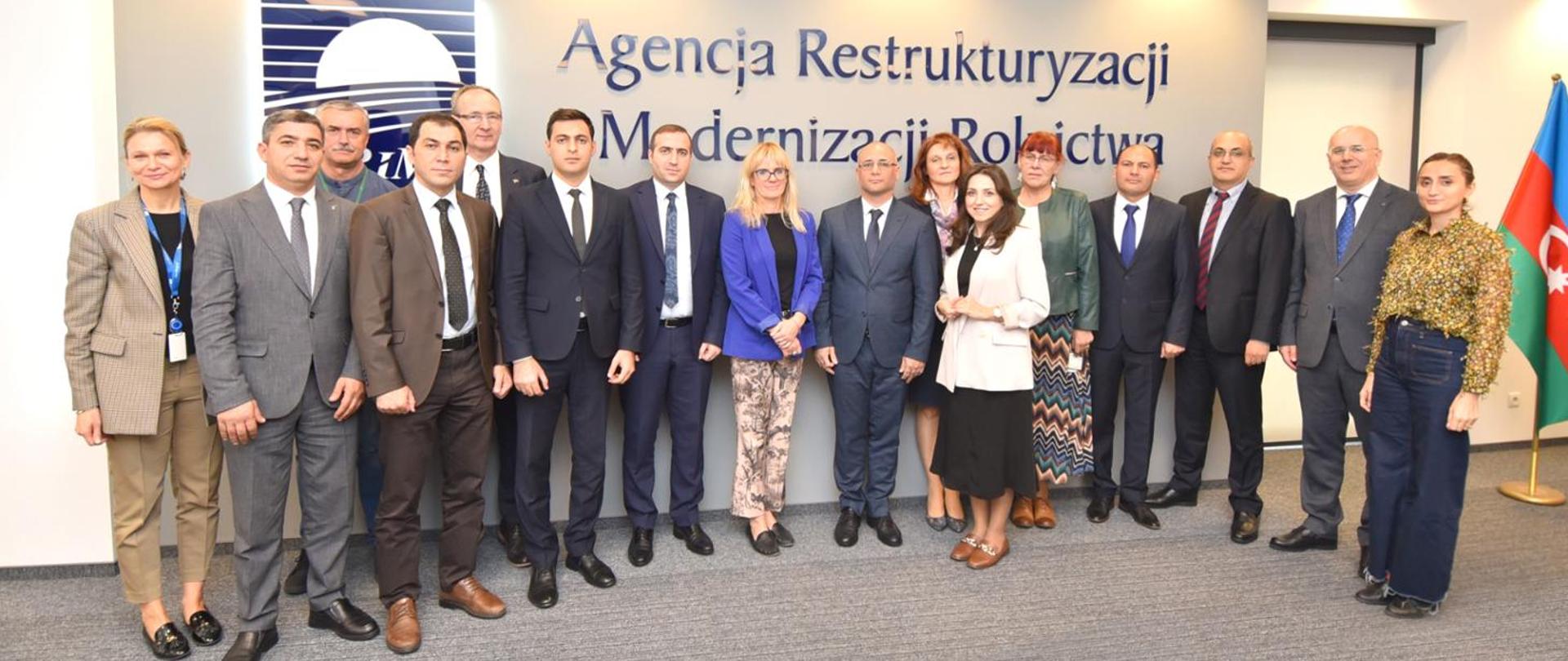 Participants of the study and training visit – delegation of the Ministry of Economy and Ministry of Agriculture of the Republic of Azerbaijan with representatives of the Agency for Restructuring and Modernisation of Agriculture
