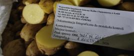 Kontrola organoleptyczna młodych bulw ziemniaków