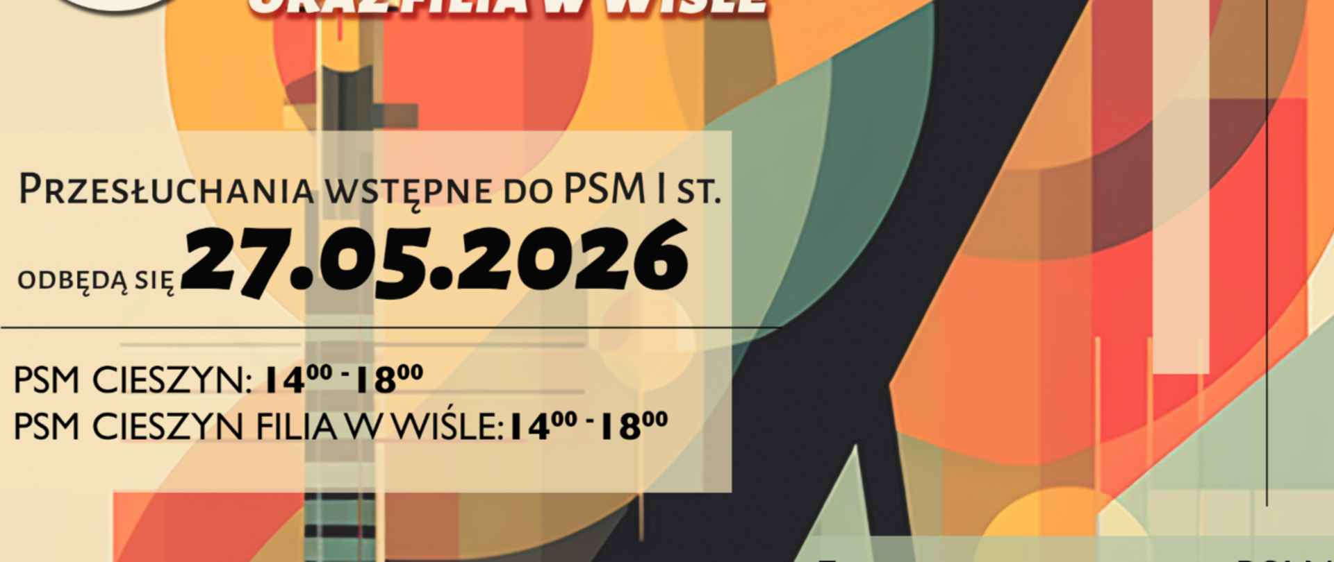 Terminy rekrutacji PSM I st