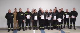 Zakończenie szkolenia kierowcy-konserwatora sprzętu Ochotniczych Straży Pożarnych.