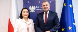 17 czerwca 2025 r. wiceminister infrastruktury Stanisław Bukowiec spotkał się z nową ambasador Mongolii w Polsce Oyundari Navaan-Yunden