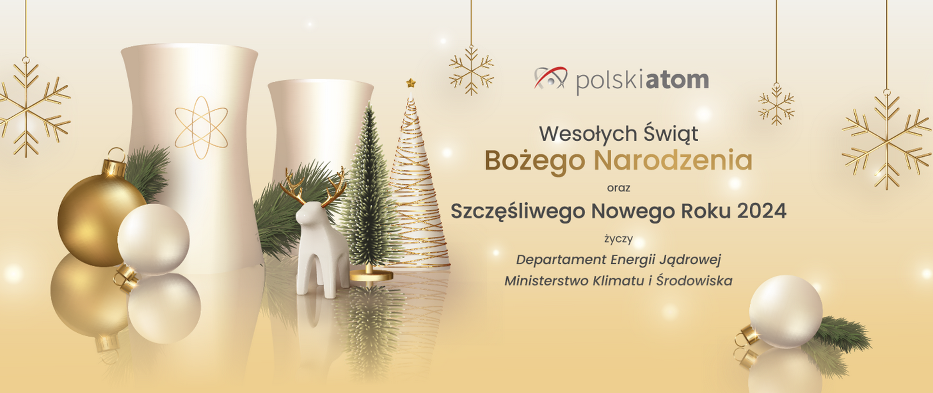 Życzenia świąteczne od Departamentu Energii Jądrowej
