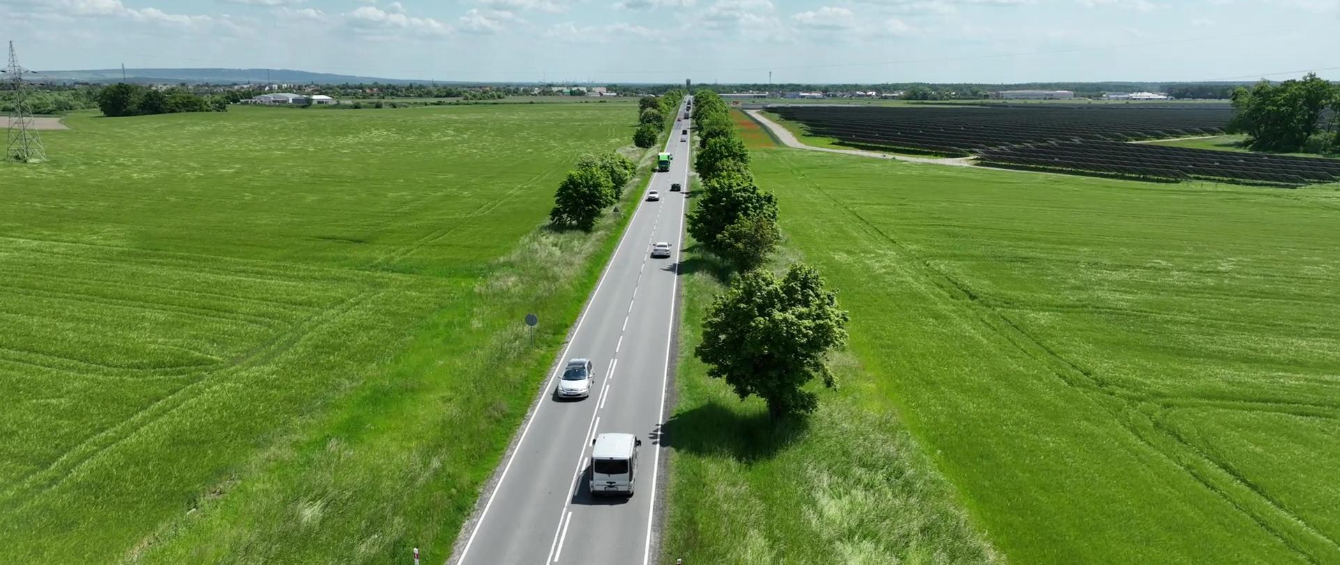 Fragment DK45 na odcinku Krapkowice - Rogów Opolski