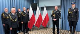Uroczysta zbiórka z okazji zdania i powierzenia pełnienia obowiązków na stanowisku Mazowieckiego Komendanta Wojewódzkiego PSP
