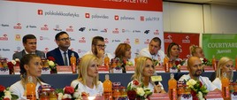 Powitanie polskich lekkoatletów - uczestników ME Berlin 2018 Wypowiedź J. Święty-Ersetic
