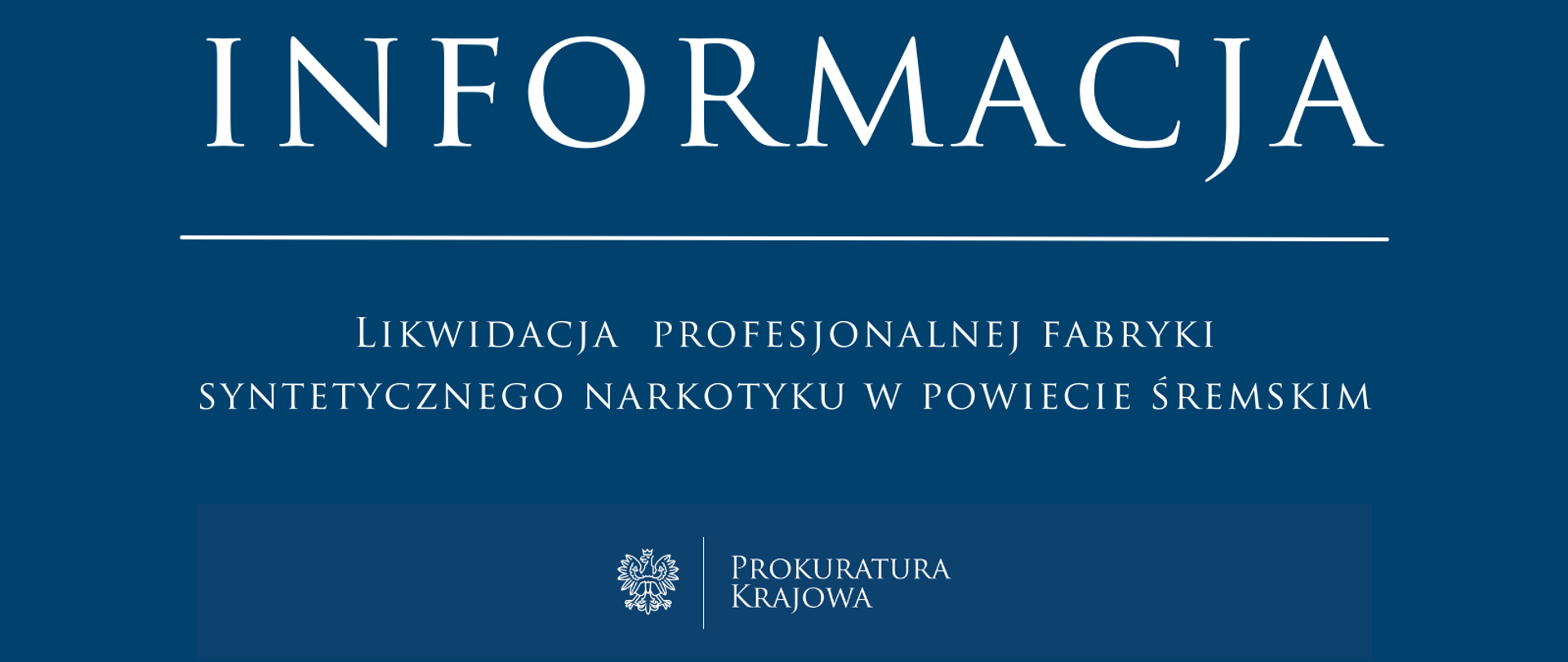 Likwidacja profesjonalnej fabryki syntetycznego narkotyku w powiecie śremskim