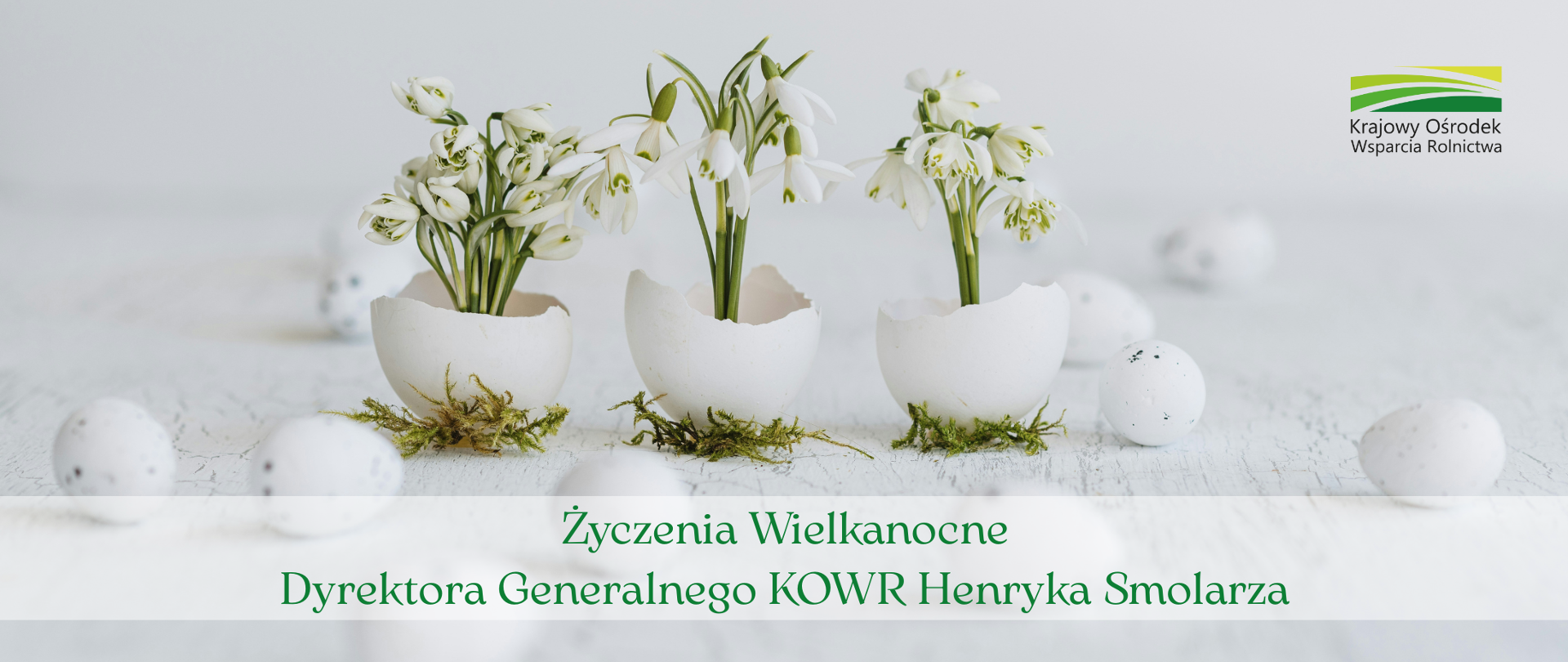 Życzenia Wielkanocne Dyrektora Generalnego KOWR Henryka Smolarza