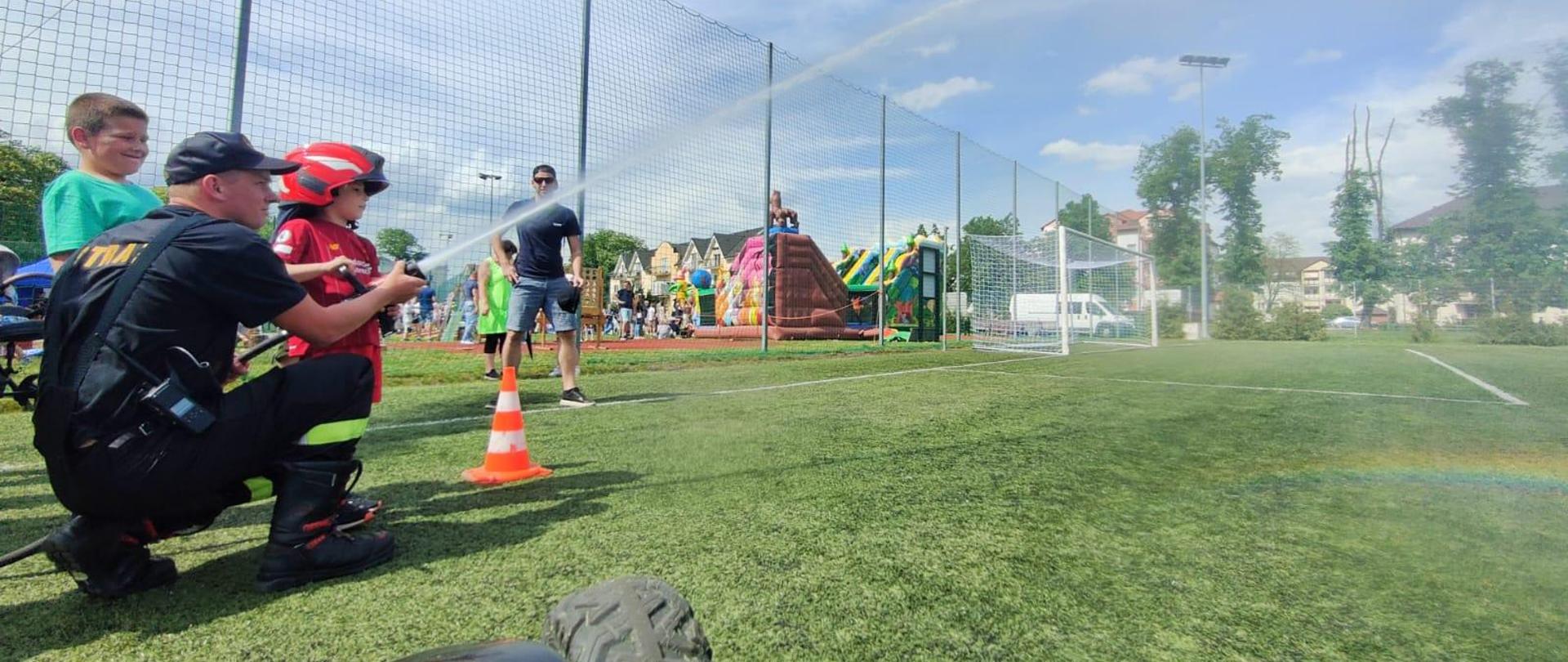 Była okazja dla uczestników do stania się „prawdziwym strażakiem” choć na chwilę