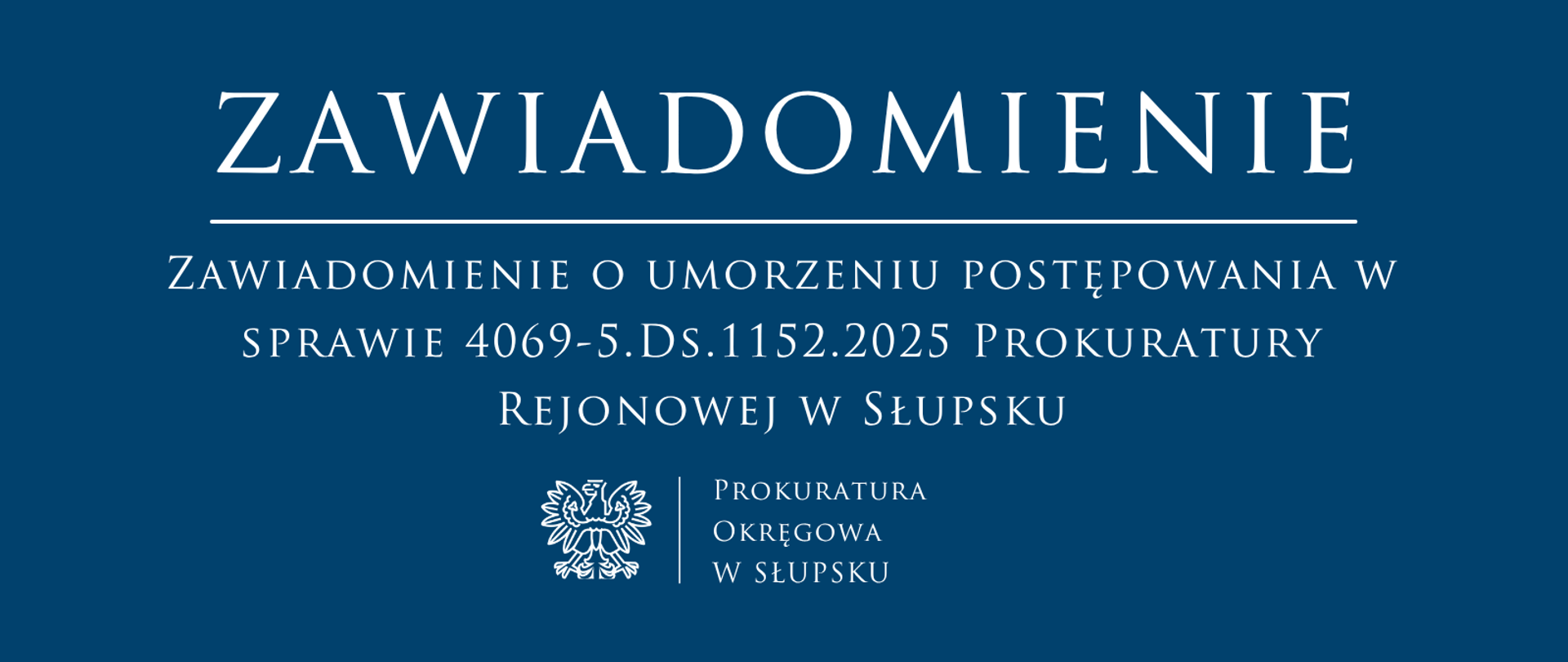 Zawiadomienie PRSLU 01.04.2026