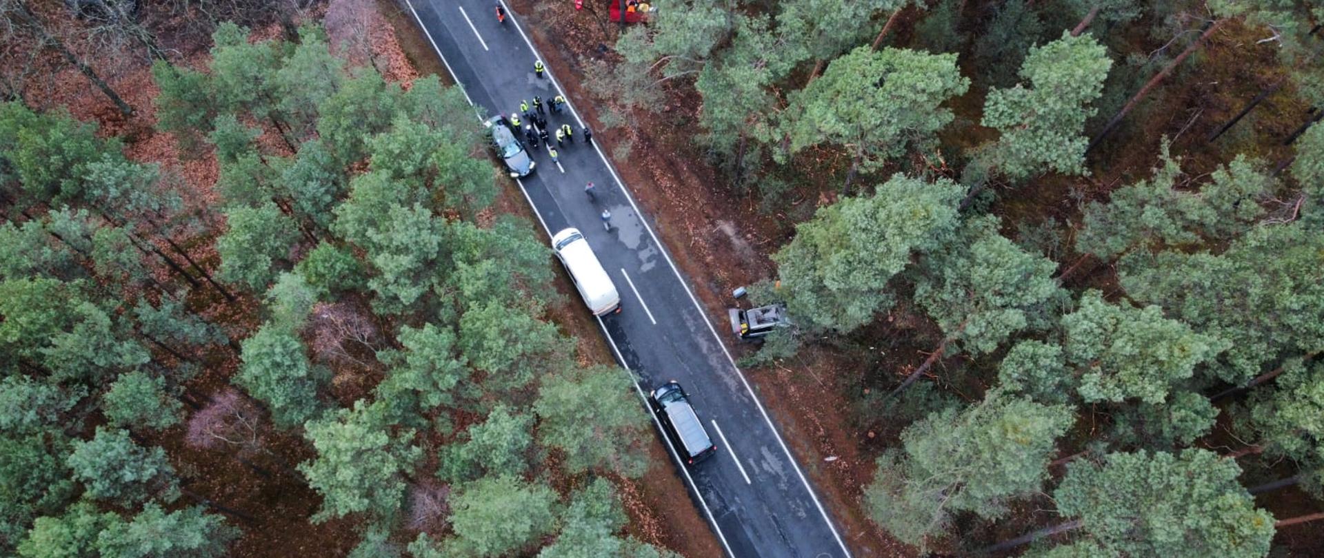 Pościg z udziałem drona