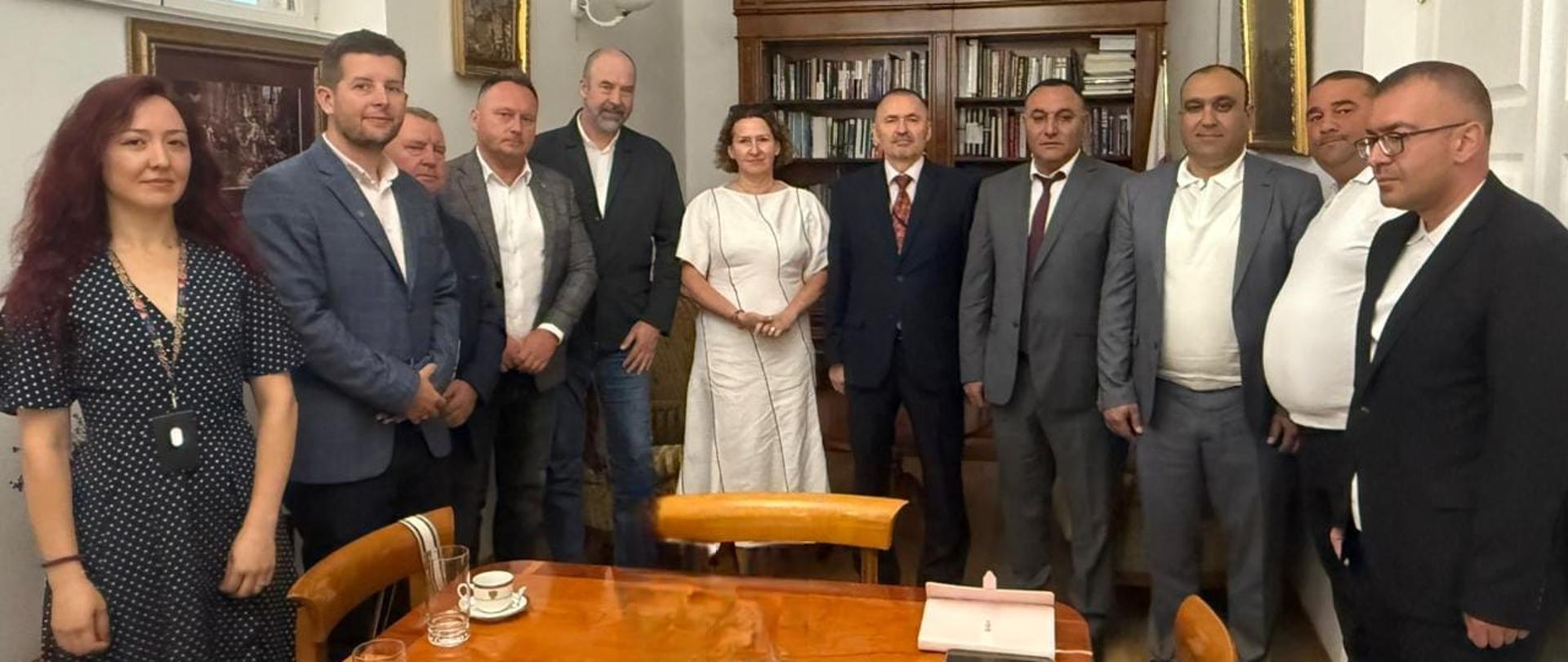 Spotkanie w Ambasadzie przedstawicieli urzędów miasta Wodzisław Śląski oraz Artik