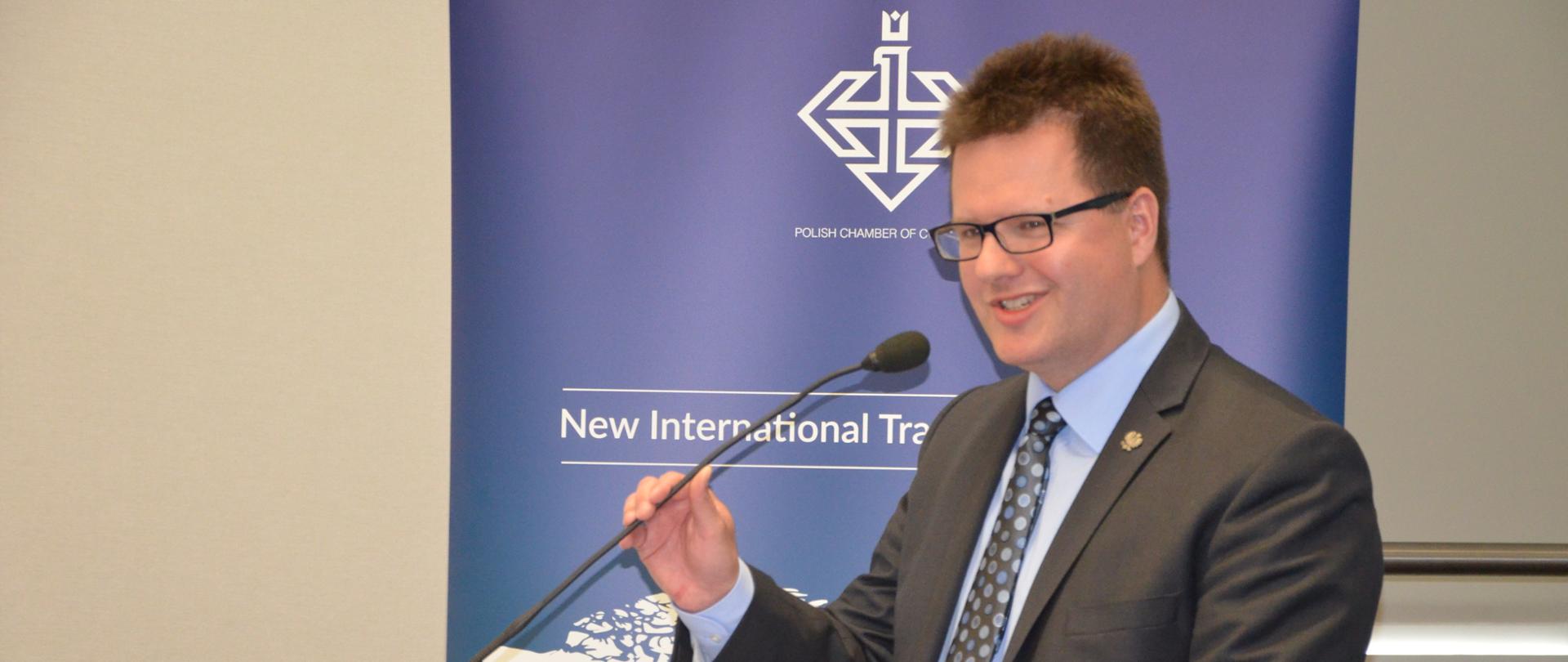 Wiceminister A. Bittel na konferencji na temat nowych międzynarodowych szlaków transportowych