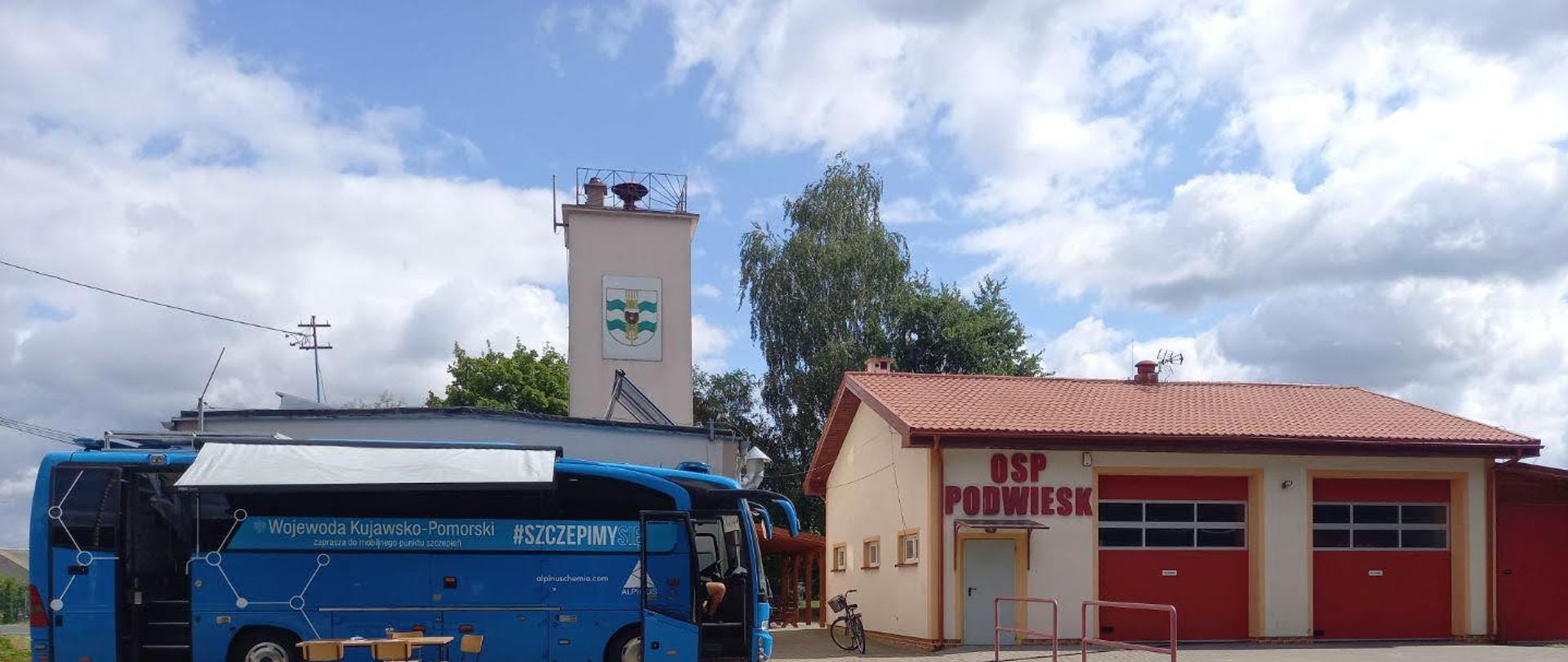 Rozpoczęcie pracy #SZCZEPIONKOBUSA w powiecie chełmińskim