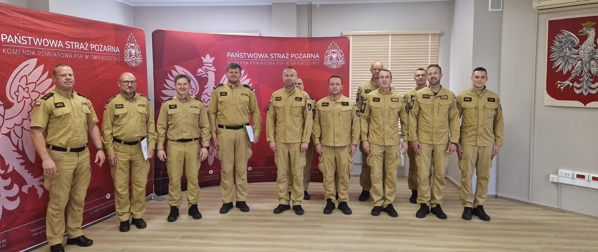 jubileusze pracy zawodowej świebodzińskich funkcjonariuszy