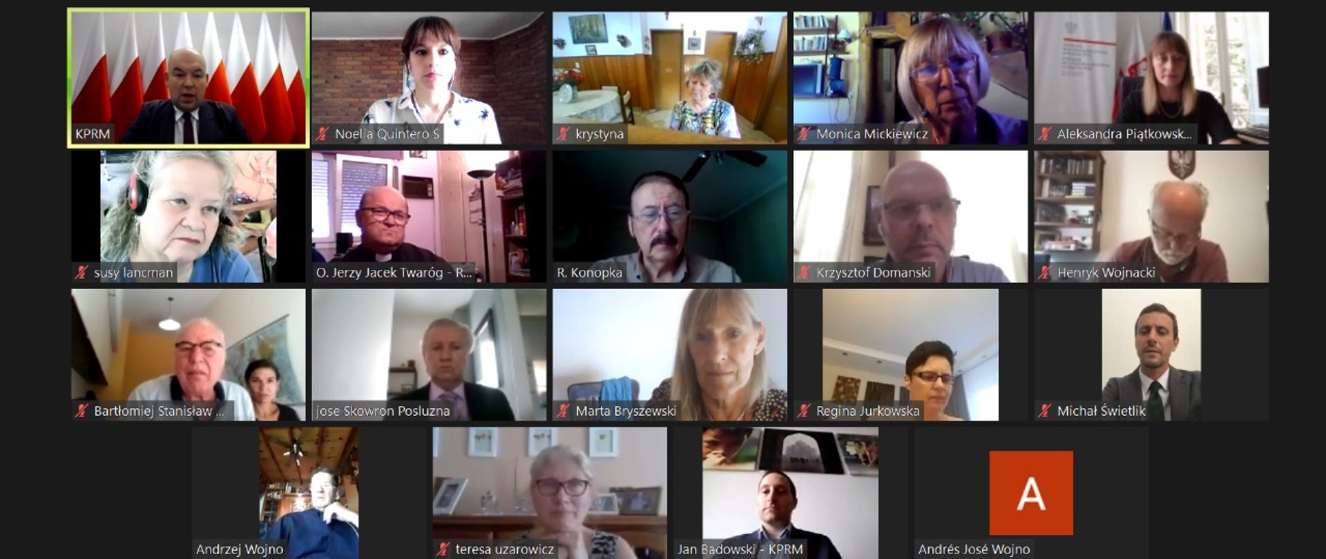 Spotkanie Ministra Jana Dziedziczaka z argentyńską Polonią