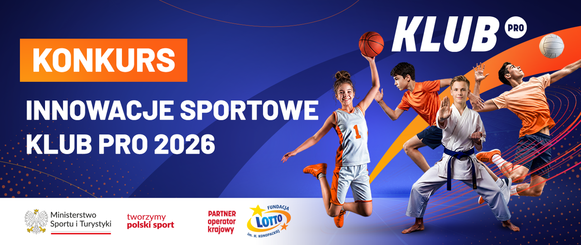 Rusza konkurs "Innowacje sportowe KLUB PRO 2026".