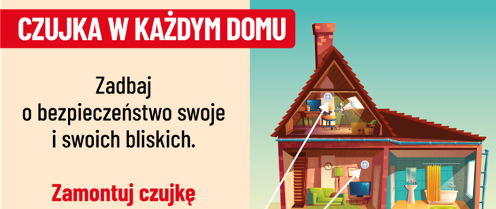 Czujka dymu - zadbaj o bezpieczeństwo swoje i swoich bliskich.