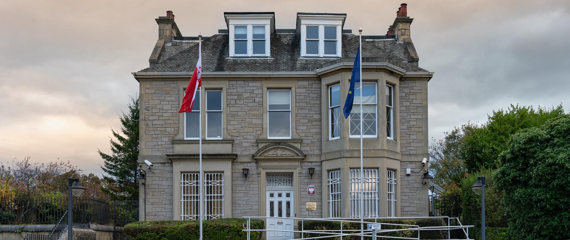Zdjęcie budynku Konsulatu RP w Edynburgu