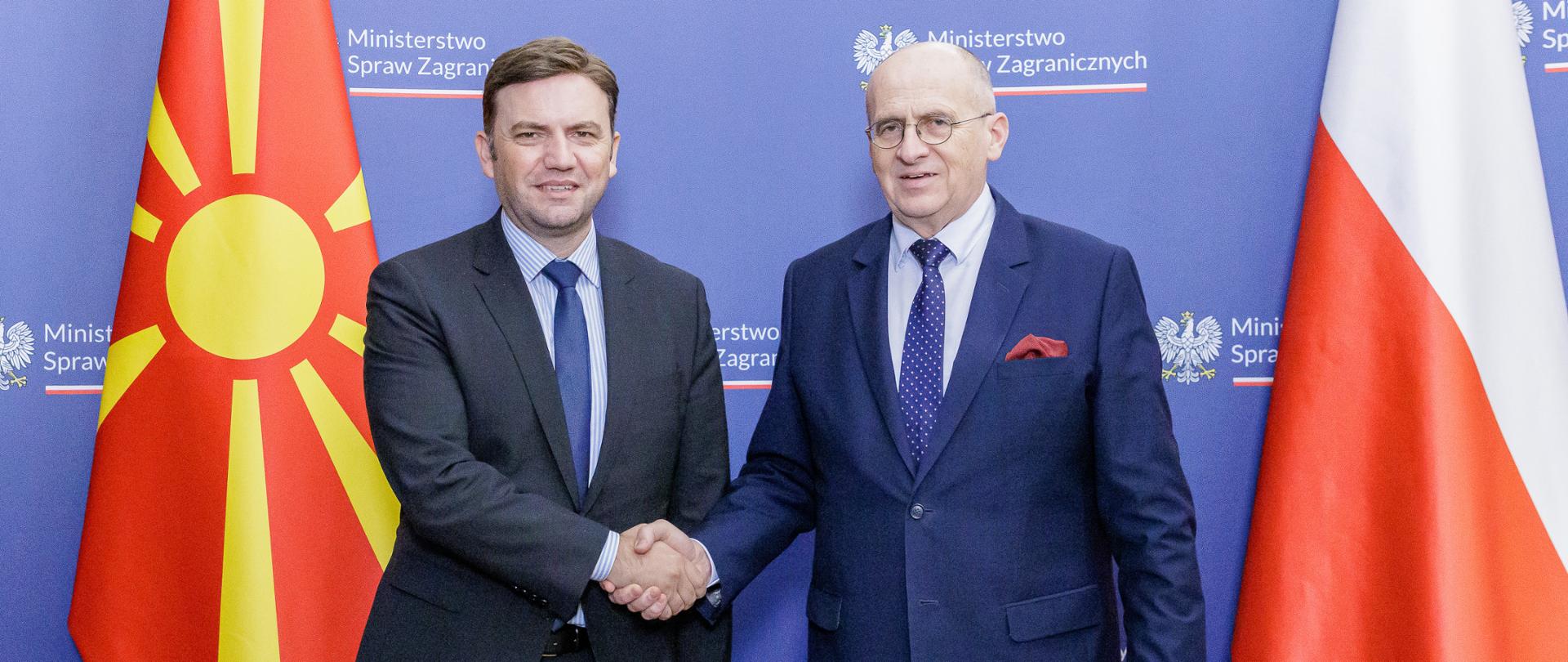 Minister Zbigniew Rau spotkał się ze swym macedońskim odpowiednikiem