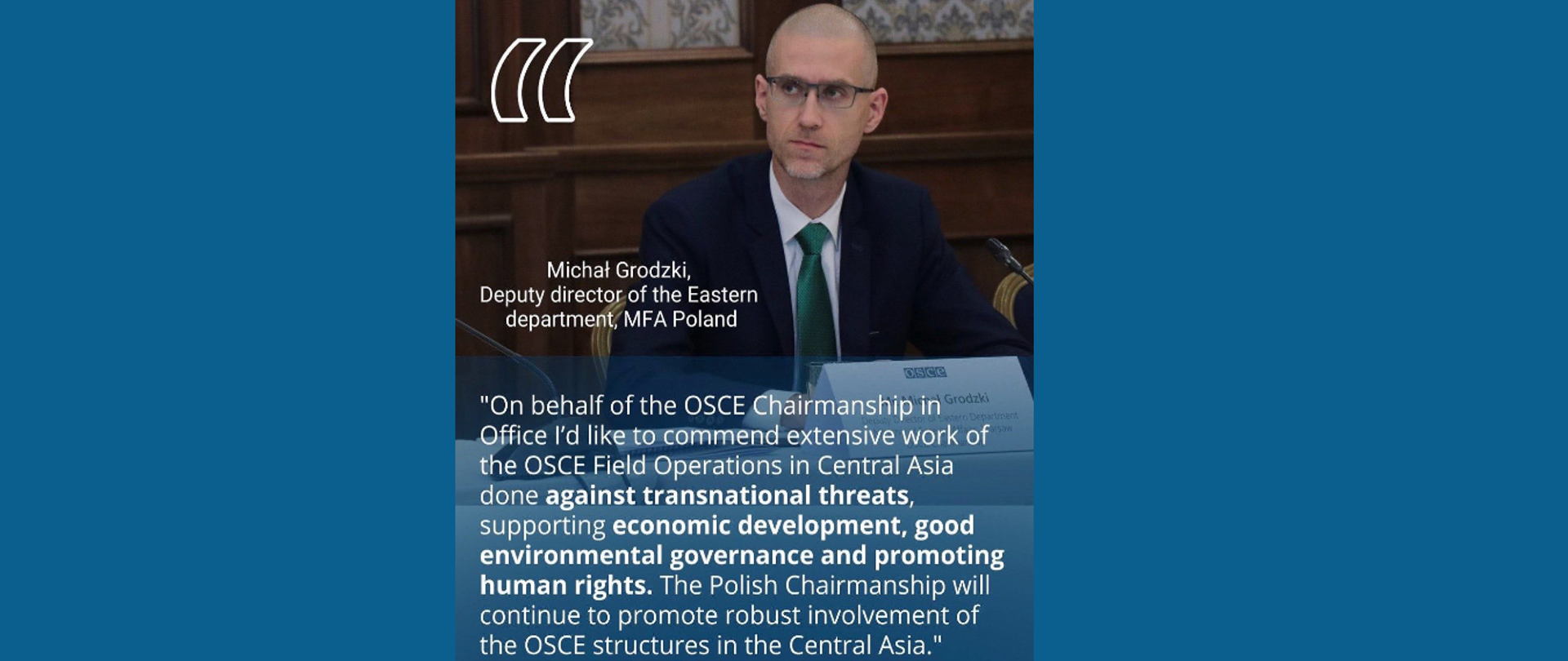 Regionalne Spotkanie Szefów Misji Terenowych OBWE w Azji Centralnej w Biszkeku