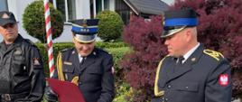Pożegnanie strażaka odchodzącego na zaopatrzenie emerytalne (31.05.2024 r.)