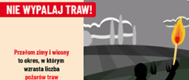 Grafika promująca akcję - Nie wypalaj traw