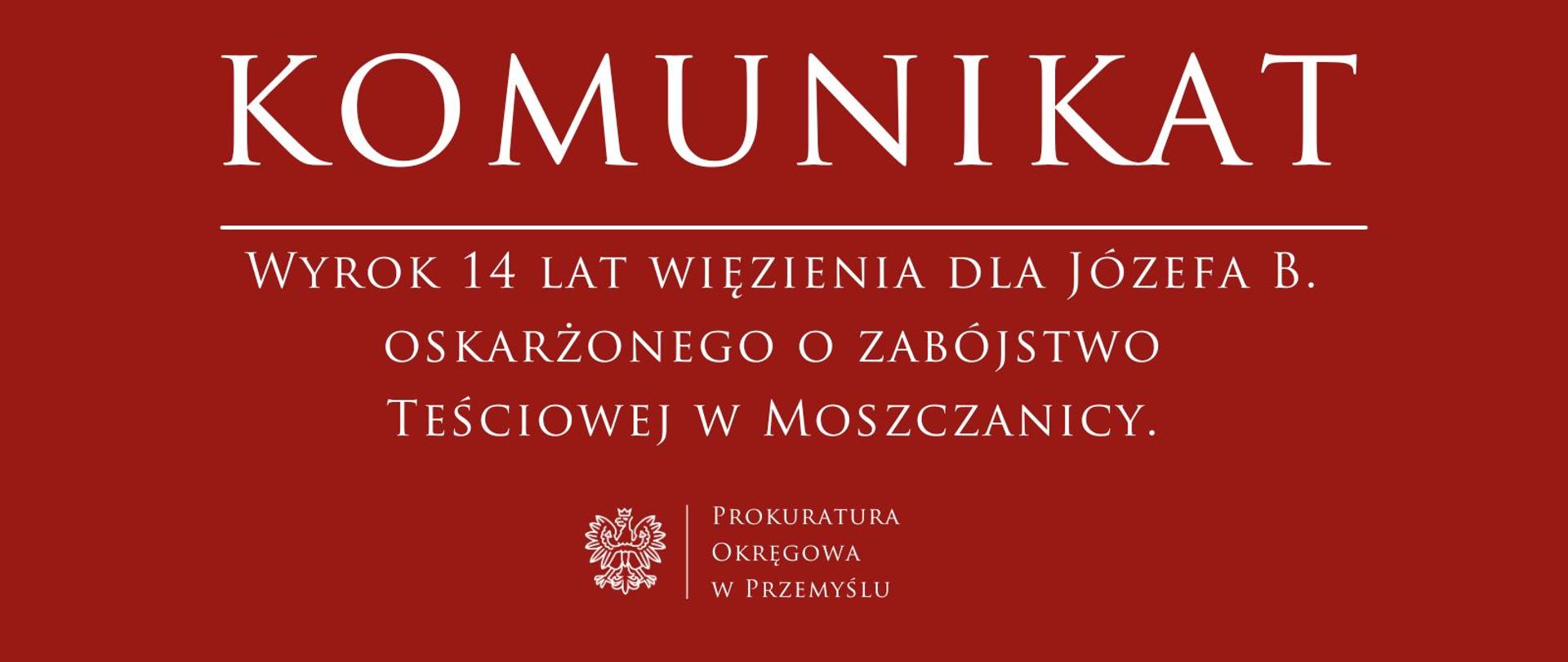 Wyrokiem skazującym na 14 lat pozbawienia wolności Sąd Okręgowy w Przemyślu 4 lutego 2025 roku zakończył proces oskarżonego o zabicie teściowej. 