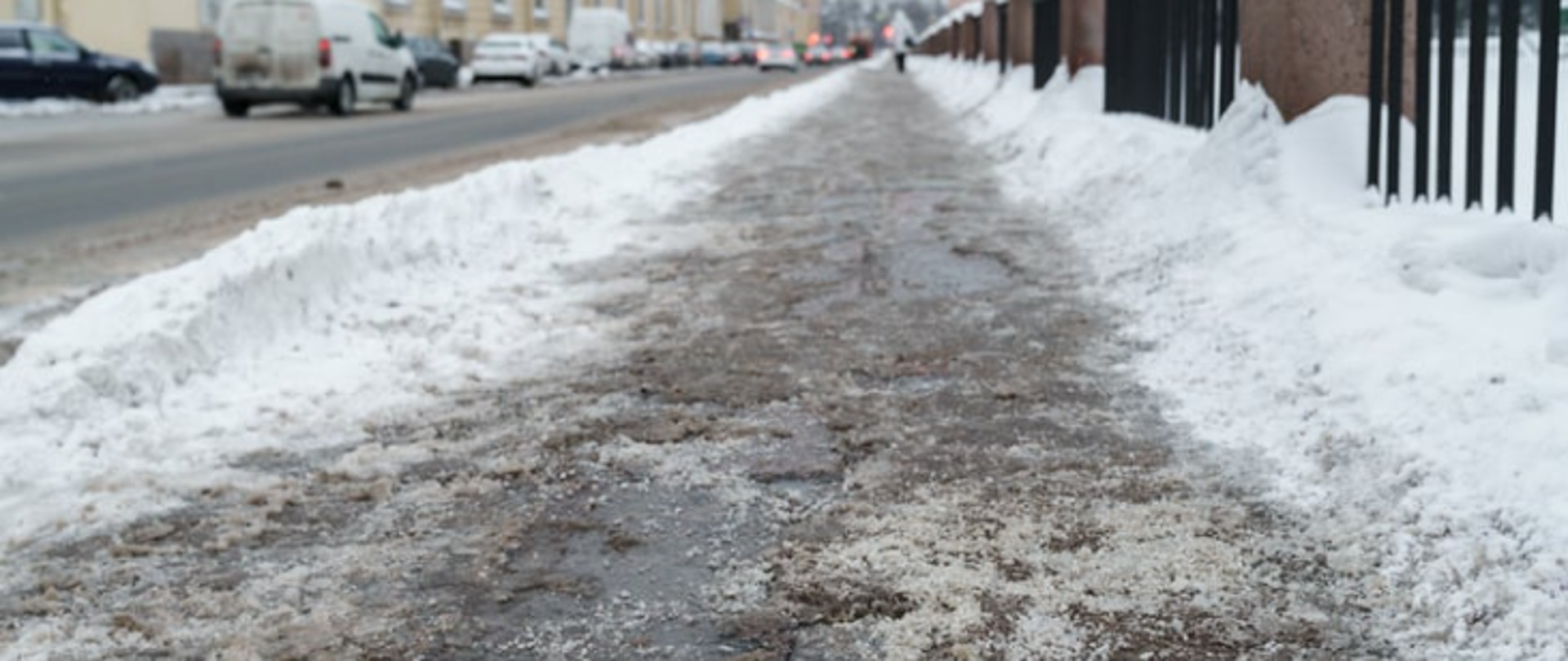 Lód na ulicy