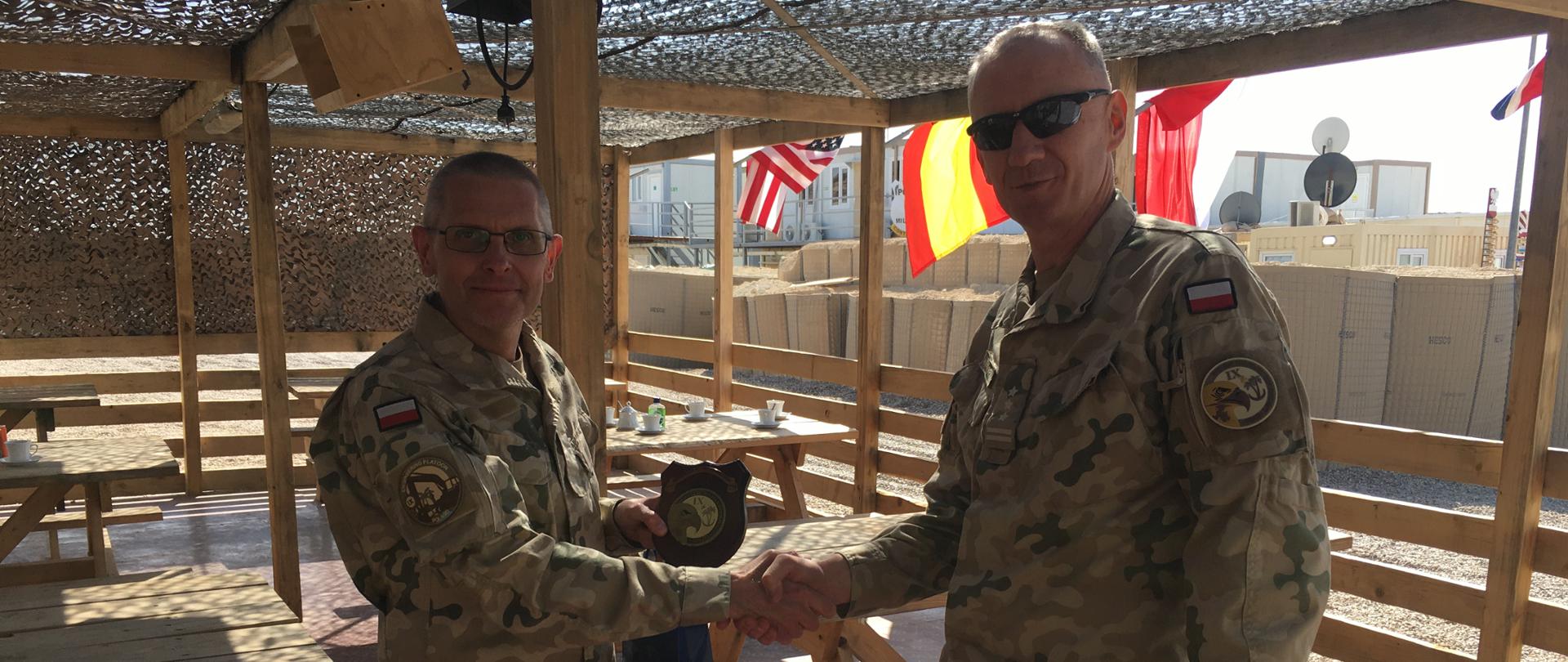 The visit to the Polish Military Contingent (Iraq) in al-Assad airbase2