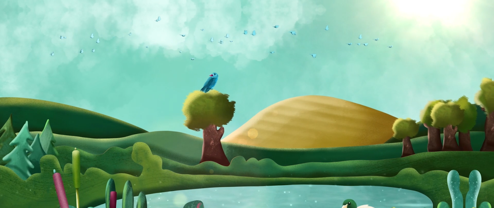 Śródpolne oczko wodne - retencja 