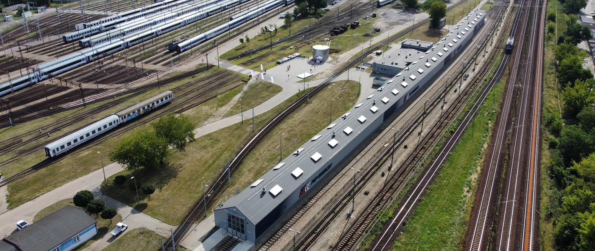 Nowa myjnia automatyczna PKP Intercity; Warszawa Grochów